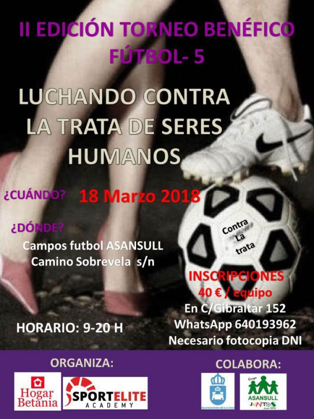 Torneo benefico Hogar Betania cartel